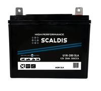 Batterie Motoculture SCALDIS HP U1R-280 SLA 12 V 28 AH 300 AMPS