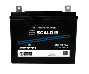Batterie Motoculture SCALDIS HP U1R-280 SLA 12 V 28 AH 300 AMPS