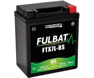 Batterie Motocyclette Fulbat SLA GEL FTX7L-BS GEL 12 V 6.3 AH