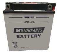 Batterie Motorparts Minarelli YB12A-A 12 V 12 Ah compatible avec Honda CB 500 K Focus 500 1971 > 1977 spécifique moto scooter complet