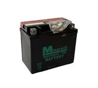 Batterie MotorPARTS MinARELLI YTX5L-BS 12 V 4 Ah compatible avec KTM EXC-F 250 4T 250 2007 > 2010 sans entretien complet spécifique moto scooter