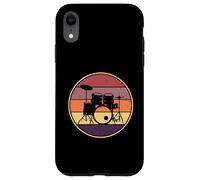 Batterie Musicien Rétro Batteur Coque pour iPhone XR