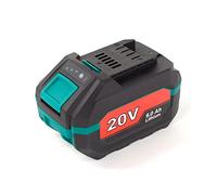 Batterie NAC - Batterie au Lithium Longue 6,0 Ah - Accessoire pour Outils électriques - Tension de la Batterie 20 V - Lampe LED sans Effet mémoire - B-60-LI-20 V