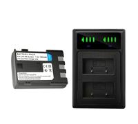 Batterie NB-2LH Compatible avec Les appareils Photo Canon Rebel XT, XTi, 350D, 410D, G7, G9, S70, S80, ZR500, ZR950, ZR960, HG10 et HV40 (1850 mAh). Chargeur Inclus.(4PCS with Charger)