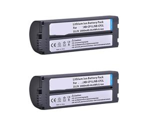 Batterie NB-CP2LH CP2L CP1L CP2L CP2LH, Compatible avec Canon, Compatible avec SELPHY NB-CP1L 1300 1200 1500 910 900(2 Battery)