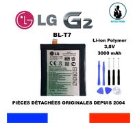 BATTERIE NEUVE ORIGINE BL-T7 BLT7 3000mAh 11,40Wh 3,8V LG G2 ORIGINAL BATTERY