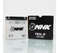 Batterie Nhk Pour Moto Suzuki 125 Rg Gamma 1985 À 1991 Yb5l-B / 12v 1.6ah Neuf