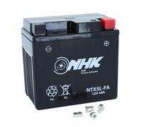 Batterie Nhk Pour Scooter Peugeot 50 Ludix Urban Track 2005 À 2006 Neuf