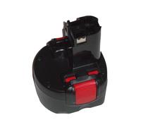 Batterie NI-MH 3000mAh 9.6V noir/rouge pour outil BOSCH remplace 2 607 335 707, 2 607 335 272, 2 607 335 260, BAT0408, BAT100, BAT119