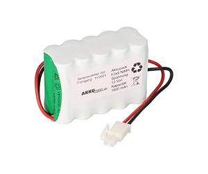Batterie NiMH 12 V 1600 mAh compatible avec les systèmes de porte Assa Abloy Besam Unislide USL-MEU - Numéro de pièce : 33550475 - Durable - Sans entretien