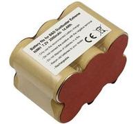 Avizar, Batterie NiMH 2000mAh Black & Decker Dustbuster Extreme Aspirateur 7,2V, Or