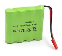 Batterie NiMH rechargeable - YUNIQUE GREEN-CLEAN-POWER - 4,8V 2400mAh (4xAA) - Connecteur JST - Compact 56×51×14,5mm - Léger