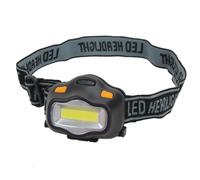 Batterie No Include - Led Lampe Frontale Cob Super Brillante, Usage Extérieur, Étanche, Avec 3 Piles Aaa, Pour Camping, Pêche, Randonnée