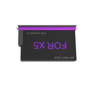 Batterie noire pour insta360 X5 grande capacité 2850 mAh 10,45 Wh pour appareil photo Insta X5 360 Accessoires de sport
