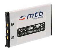 Batterie NP-20 pour Casio Exilim EX-Z18, EX-Z60, EX-Z65, EX-Z70, EX-Z75