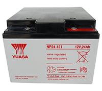 Yuasa Batterie au plomb NP24-12 12 V 24 Ah AGM - 166x125x175 mm raccord à vis M5 sans entretien