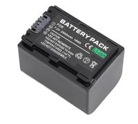 Batterie NP-FH70 7,2 V 2500 MAh 18 Wh, Batterie de Remplacement pour Caméra HDR-HC3 HDR-TG5V DCR-SR20E NEX-VG10E DCR-SR300