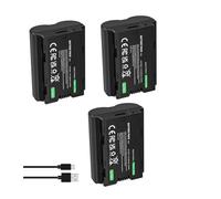 Batterie NP-W235 NP W235 avec Entrée Type-c, Compatible avec Fujifilm, for X-T4 XT4 GFX 100S X-T5 X-H2 XH2S XH2S GFX 50S II(3Pcs Battery)