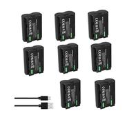 Batterie NP-W235 NP W235 avec Entrée Type-c, Compatible avec Fujifilm, for X-T4 XT4 GFX 100S X-T5 X-H2 XH2S XH2S GFX 50S II(8Pcs Battery)