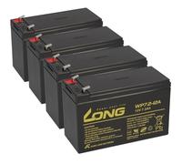 Batterie Onduleur UPS compatible avec AEG Protect B 1500 & 2000A 4X 12 V 7,2 Ah AGM plomb