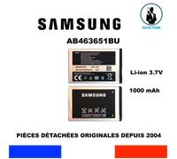 BATTERIE ORIGINALE AB463651BU SAMSUNG GALAXY GT-B3410 GT-C3060 GT-M5650 Player MTV GT-M7500 OEM ORIGINE GENUINE BATTERY