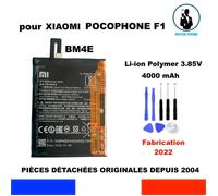 BATTERIE ORIGINALE BM4E XIAOMI POCOPHONE POCO F1 4000mAh 15,4Wh OEM ORIGINE + KIT OUTILS GENUINE BATTERY TOOLS