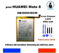 BATTERIE ORIGINALE HUAWEI HB396693ECW MATE 8 4000mAh OEM ORIGINE + KIT OUTILS GENUINE BATTERY TOOLS