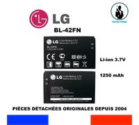 BATTERIE ORIGINALE NEUVE LG BL-42FN 1250mAh 3,7V 4,6Wh Li-Ion OPTIMUS ME P350