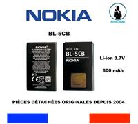BATTERIE ORIGINALE NOKIA BL-5CB BL5CB OEM 800mAh 3,7V 3,0Wh GENUINE BATTERY