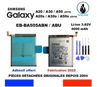 BATTERIE ORIGINALE SAMSUNG EB-BA505ABN GALAXY A50 A50s 4000mAh SM-A505 SERIE OEM+ KIT OUTILS GENUINE BATTERY