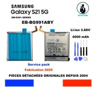 BATTERIE ORIGINALE SAMSUNG EB-BG991ABY GALAXY S21 5G 4000mAh SM-G991 SERIE OEM