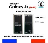 BATTERIE ORIGINALE SAMSUNG EB-BJ510CBE GALAXY J5 (6) 2016 SM-J510FN J510 3100mAh OEM ORIGINE GENUINE BATTERY