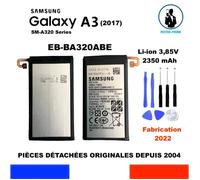BATTERIE ORIGINALE SAMSUNG GALAXY A3 2017 SM-A320 Series EB-BA320ABE 2350mAh OEM ORIGINE + KIT OUTILS GENUINE BATTERY TOOLS
