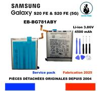 BATTERIE ORIGINALE SAMSUNG GALAXY S20 FE 5G SM-G781 EB-BG781ABY GENUINE 4500mAh