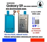 BATTERIE ORIGINALE SAMSUNG GALAXY S9 SM-G960 EB-BG960ABE EB-BG960ABA GENUINE OEM + KIT OUTILS GENUINE BATTERY TOOLS