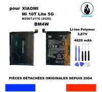 BATTERIE ORIGINALE XIAOMI Mi 10T LITE 5G M2007J17G BM4W BM 4W 4820mAh 3,87V OEM + OUTILS
