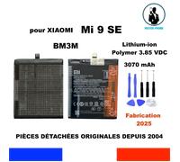 BATTERIE ORIGINALE XIAOMI Mi 9 SE BM3M BM 3M 3070mAh OEM ORIGINE + KIT OUTILS DÉSASSEMBLAGE GENUINE BATTERY TOOLS