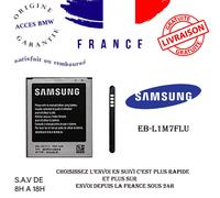 Batterie origine neuve samsung eb-l1m7flu 4 contacts pour s3 mini i8190