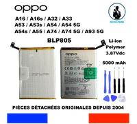 BATTERIE ORIGINE OEM BLP805 OPPO A16 A16s A32 A33 A53 A53s A54 A55 A74 A93 5G
