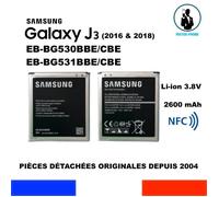 BATTERIE ORIGINE SAMSUNG GALAXY J3 (2016) SM-J310 series Galaxy J3 (2018) SM-J337 series EB-BG530BBE OEM ORIGINAL GENUINE BATTERY