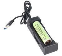 Batterie Panasonic 18650 Li-Ion de 3400mAh avec circuit de protection et chargeur rapide