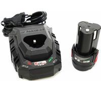 Batterie Parkside PAPK 12 2,5 Ah PAPK 12 2,5 A1 + chargeur 12 V 2,4 A PLGK 12 A3 en jeu/paquet - Lithium-ion