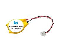 Batterie pile d'alimentation CMOS BIOS - 3 V 230 mAh - 2 broches - Type CR2032
