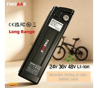 Batterie pliable pour vélo électrique Silverfish, 36V 48V 20Ah, 18650 Li-Ion, rechargeable, BMS intégré, moteurs Bafang 250-1500W 48V18Ah Type02