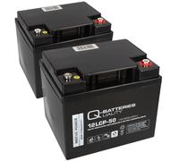 Batterie Plomb 2X 12V 50Ah Compatible Scooter Électrique Mobilité Senior