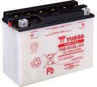 Batterie plomb/acide YUASA sans pack d'acide - Y50-N18L-A3