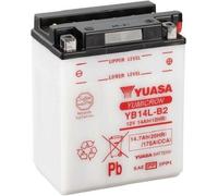 Batterie plomb/acide YUASA sans pack d'acide - YB14L-B2