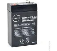 Batterie plomb AGM NX 2.8-6 General Purpose 6V 2.8Ah F4.8 - NX G