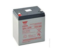 Batterie plomb AGM - YUASA - NP4-12FR - 12V - 4Ah - Étanche et sans entretien