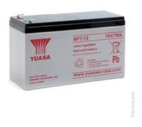 Batterie plomb AGM YUASA NP7-12 12V 7Ah F4.8 - Yuasa G